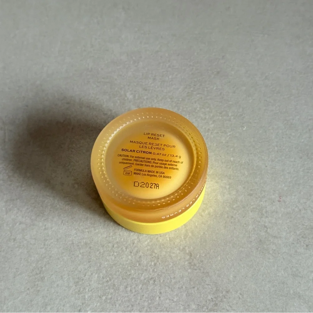 MAKE Beauty Lip Reset Mask Solar Citron – Hydrating Overnight Lip Treatment